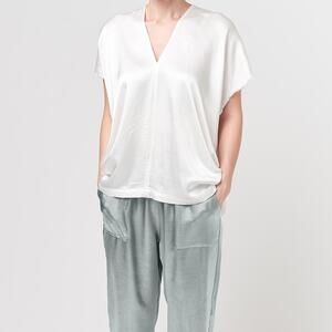 Tina & Jo Short Sleeve Kimono White Top Size Medium